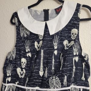 Mod Cloth Folter "Rad to the Bone" Skull Dress